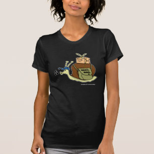 T-shirt Dames Twofer de snail mail pur (adapté)