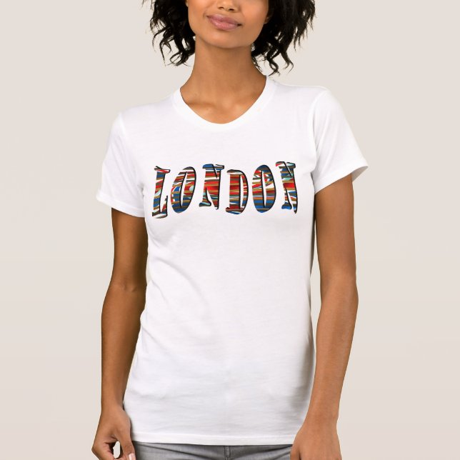 T-shirt Dames Twofer Sheer (Aménagées) london (Devant)