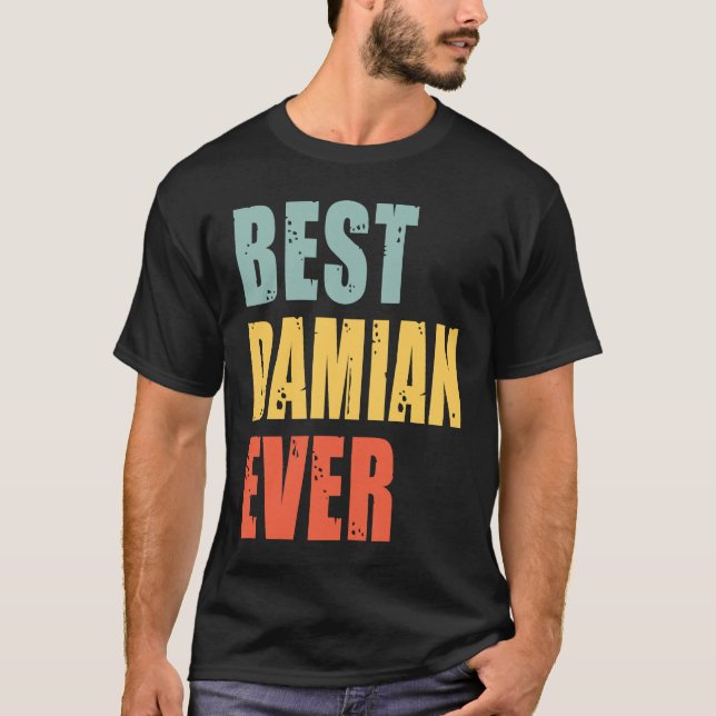 T-shirt Damian Best Ever  Damian (Devant)