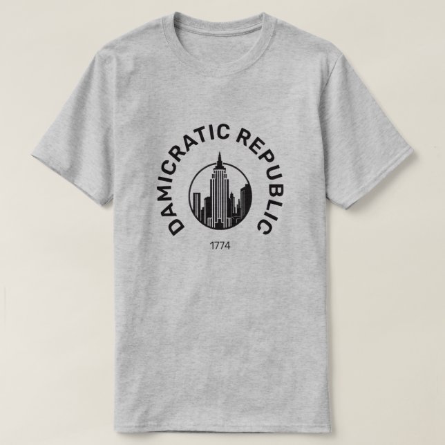 T-shirt Damicratique  (Design devant)