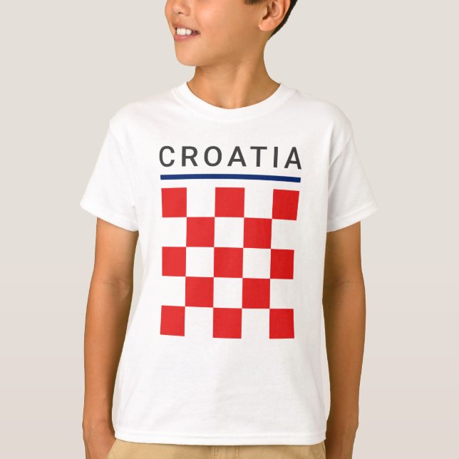 T-shirt Damier croate (Devant)