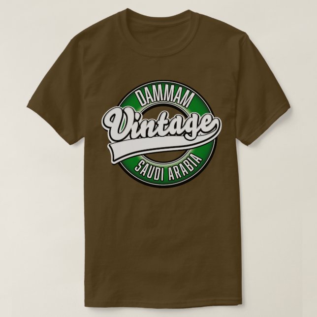 T-shirt Dammam arabie vintage (Design devant)