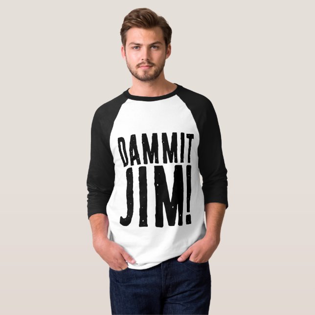 T-SHIRT DAMMIT JIM ! SCI-FI FANT-SHIRT (Devant entier)