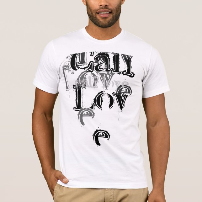T-shirt d'amour de Cali (Devant)