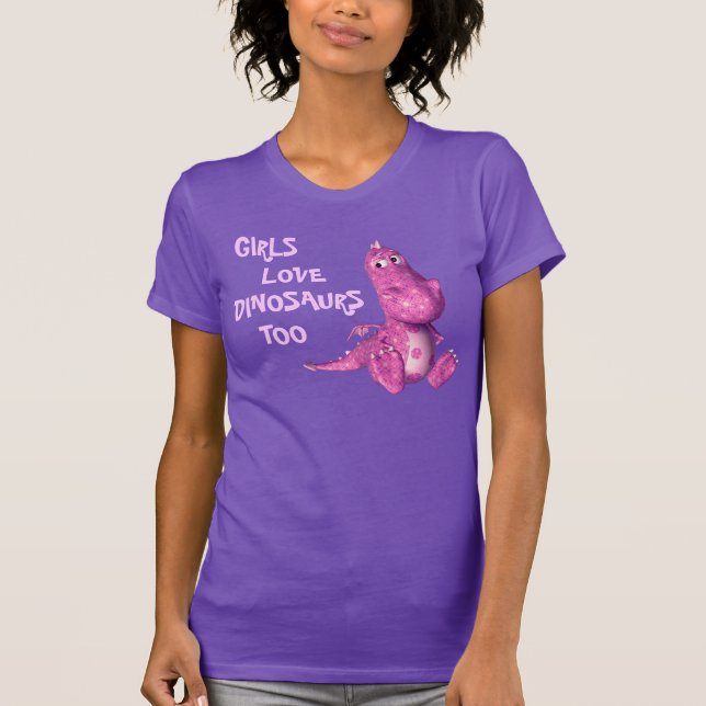 T-shirt d'amour de dinosaure (Devant)