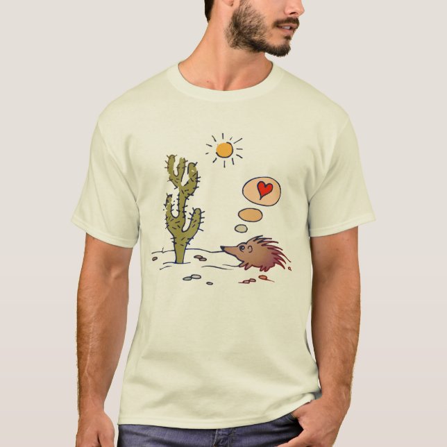 T-shirt d'amour de porc-épic (Devant)
