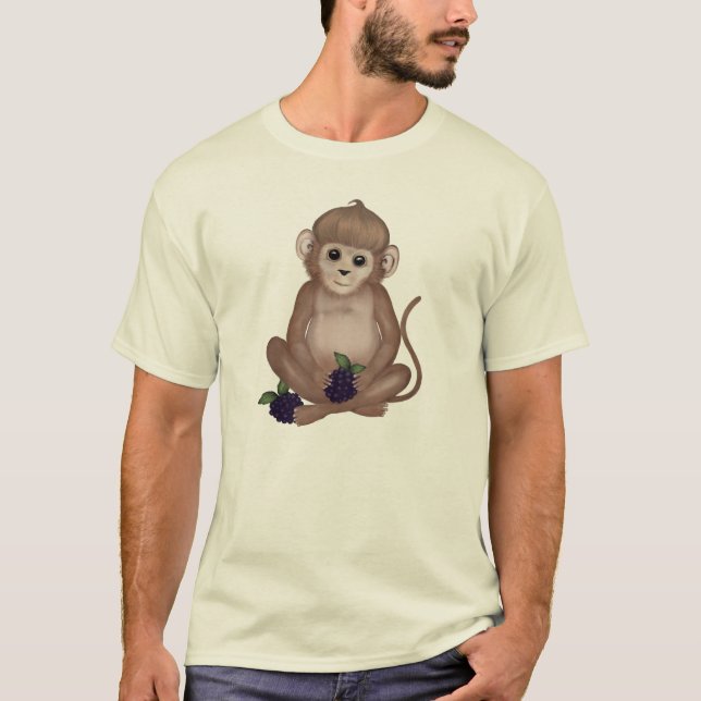 T-shirt d'amour de singe (Devant)