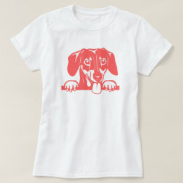 T-Shirt d'amour de teckel