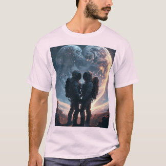 T-shirt d'amour imprimé