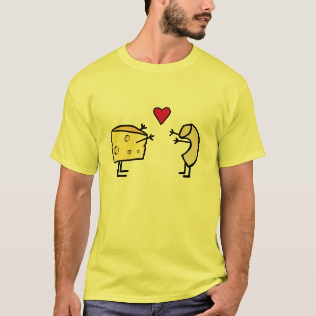 T-shirt d'amour Macaroni & fromage (Devant)