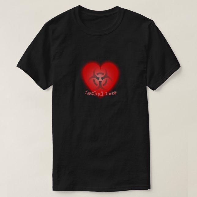 T-shirt d'amour mortel (Design devant)