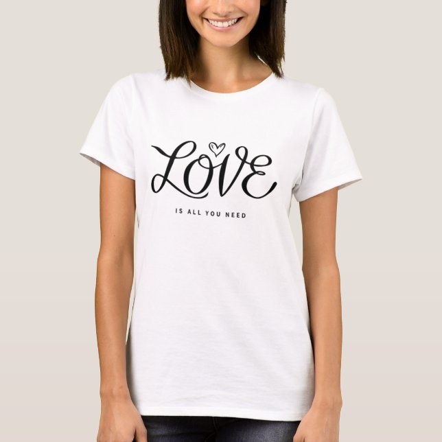 T-shirt d'amour pour les femmes Saint Valentin Idé (Devant)