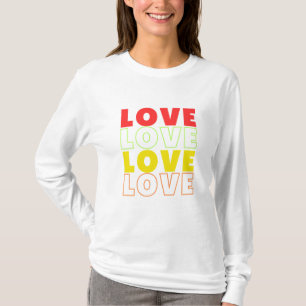 T-shirt d'amour - Tee romantique minimaliste pour