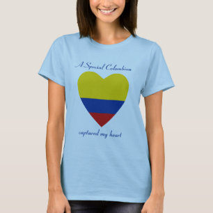 T-shirt d'amoureux de drapeau de la Colombie