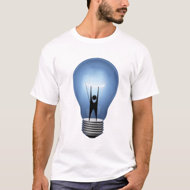 T-shirt d'ampoule d'humaniste (Devant)