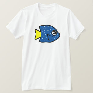 T-shirt Damselfish à queue jaune mignon