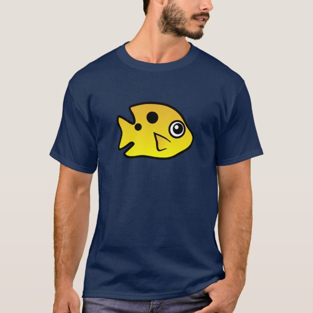 T-shirt Damselfish mignon de Threespot (Devant)