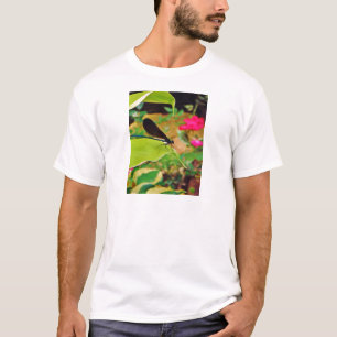 T-shirt Damselfly et Rose