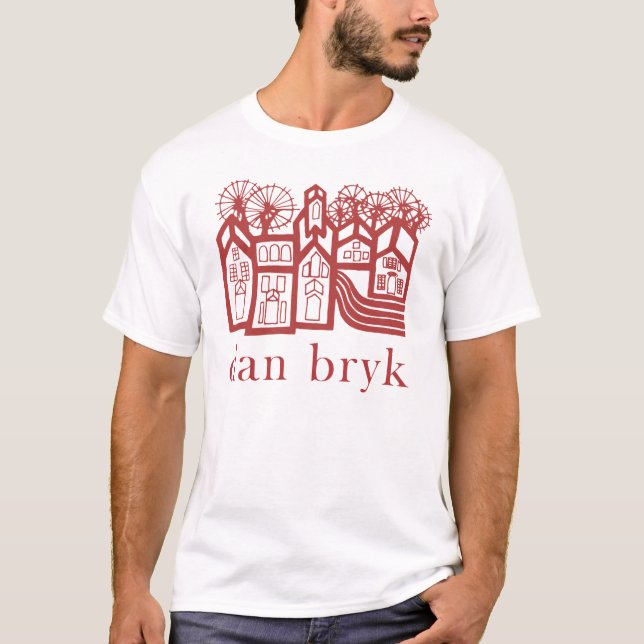 T-shirt Dan Bryk "banlieue" (Devant)