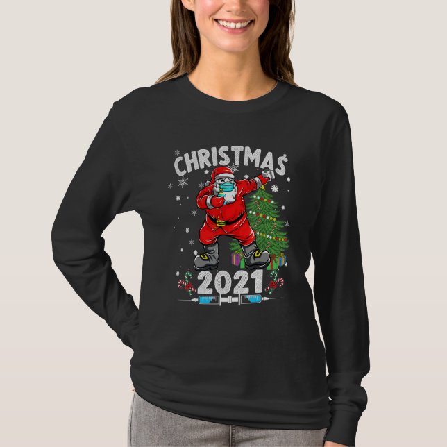 T-shirt Dan Dance Père Noël Noël (Devant)