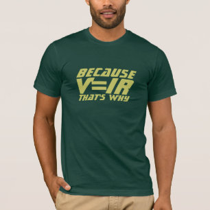T-shirt d'analyse de circuit d'électrotechnique