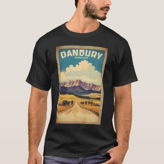T-shirt Danbury Connecticut États-Unis Tourisme Vintage vo