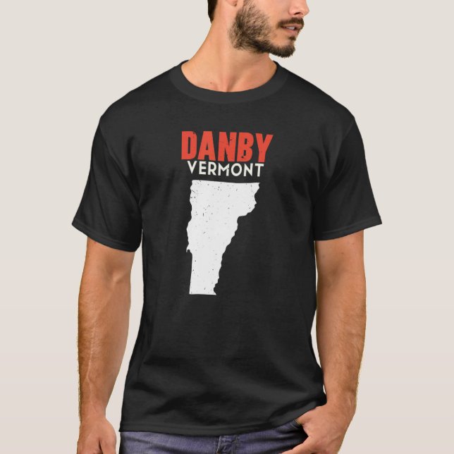 T-shirt Danby Vermont USA State America Travel Vermont (Devant)