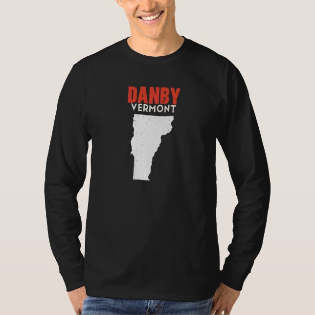 T-shirt Danby Vermont USA State America Travel Vermonter   (Devant)