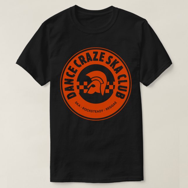 T-shirt Dance Craze Ska Club, Ska Rockstable Reggae, orang (Design devant)