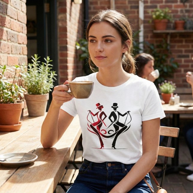 T-shirt Dance Duo élégant (Créateur téléchargé)