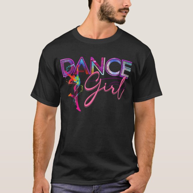 T-shirt Dance Girl Cute Trendy Dancing Dancer Gift For Tee (Devant)