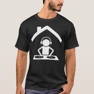 T-shirt Dance Music House DJ Tourne-disque Beatmaker Music
