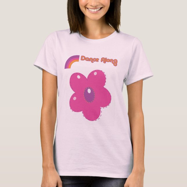 T-shirt dancealong_front_ladies_flower5 (Devant)