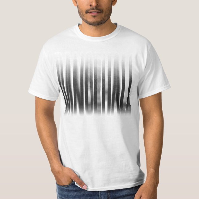 T-shirt Dancehall Blurred Effet Typographie Reggae (Devant)