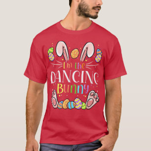 T-shirt Dancing Easter Matching Family Party Bunny Face Co