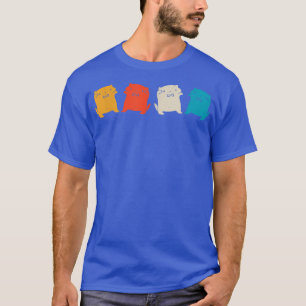 T-shirt Dancing Funny Cats Disco Cat Meme Retro Party Ca