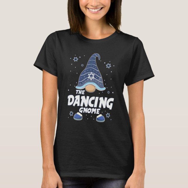 T-shirt Dancing Gnome  Hanukkah Family Matching for men wo (Devant)