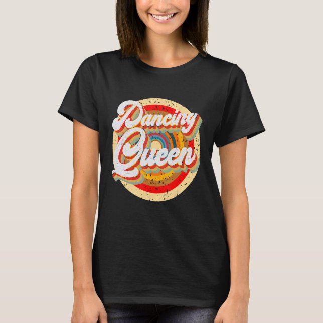 T-shirt Dancing Queen Roller Disco les années 70 Costume P (Devant)