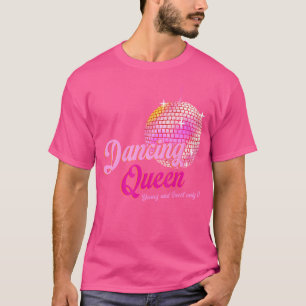 T-shirt Dancing Queen Tee 17 Anniversaire Disque de danse