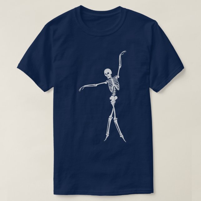 T-shirt Dancing Skeleton 4 (Design devant)