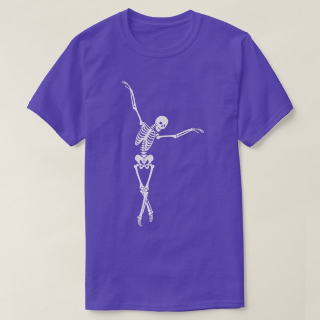 T-shirt Dancing Skeleton 5 (Design devant)