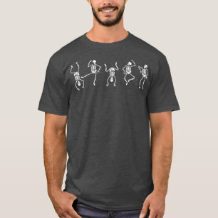 T-shirt Dancing Skeletons Dance Challenge Halloween effray
