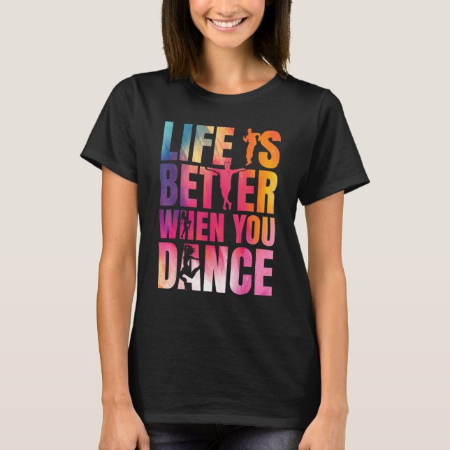 T-shirt Dancing Street Dance Breakdance (Devant)