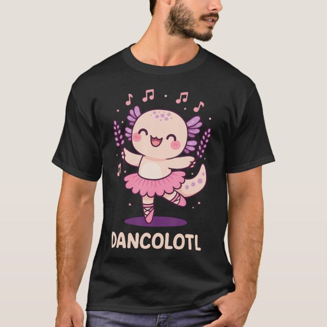 T-shirt Dancolotl Axolotl (Devant)