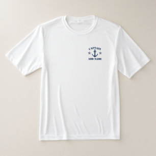 T-shirt d'ancrage nautique pour le capitaine de ba