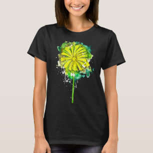 T-shirt Dandelion botaniste de fleur de pandelion aquarell