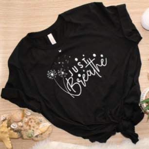 T-shirt Dandelion Butterfly Inspiration Yoga Respirer
