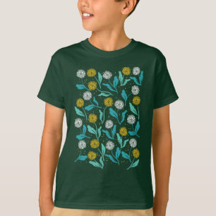 T-shirt Dandelion de printemps Fleurs et design Feuille