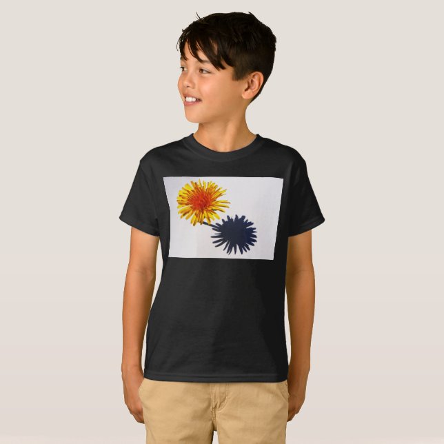 T-shirt Dandelion et ombre bccnm (Devant entier)