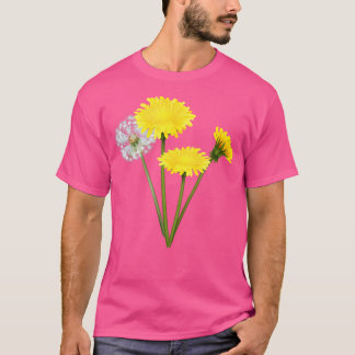 T-shirt Dandelion Fleur d'été Amour Plante Jardinage